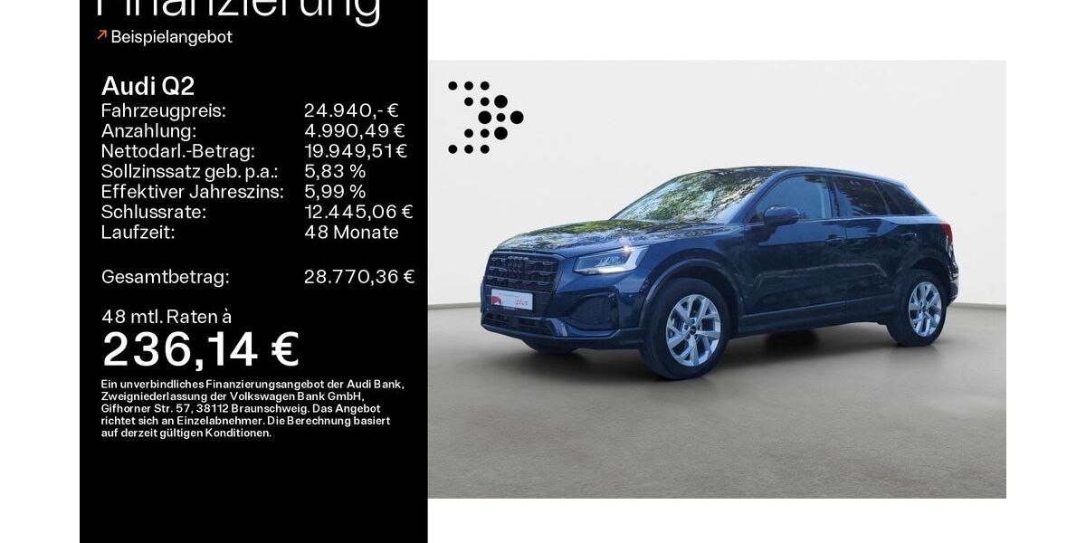 Audi Q2 15.240 km 24.940 &euro; Coburg 96450
