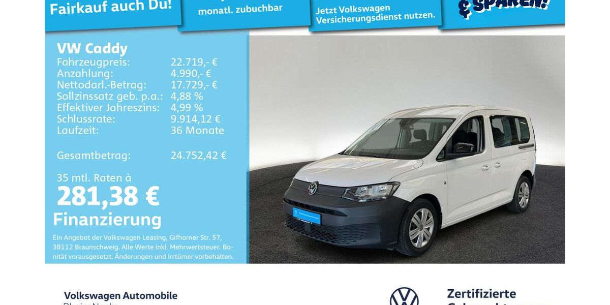 VW Caddy 70.597 km 22.492 &euro; Mannheim 68309