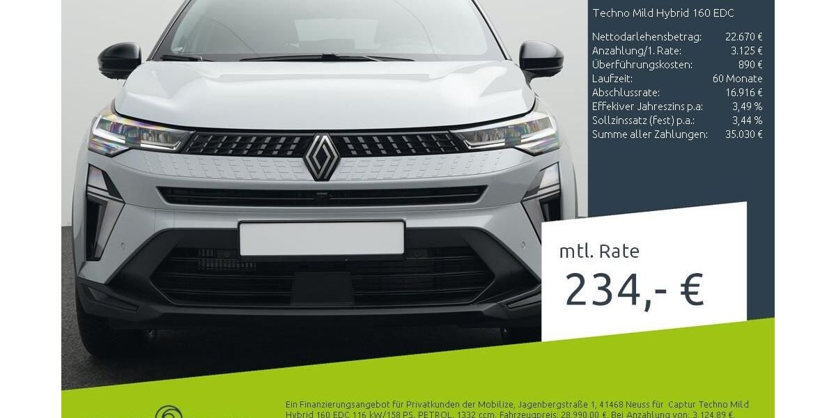Renault Captur 5.721 km 23.830 &euro; Bremen 28207
