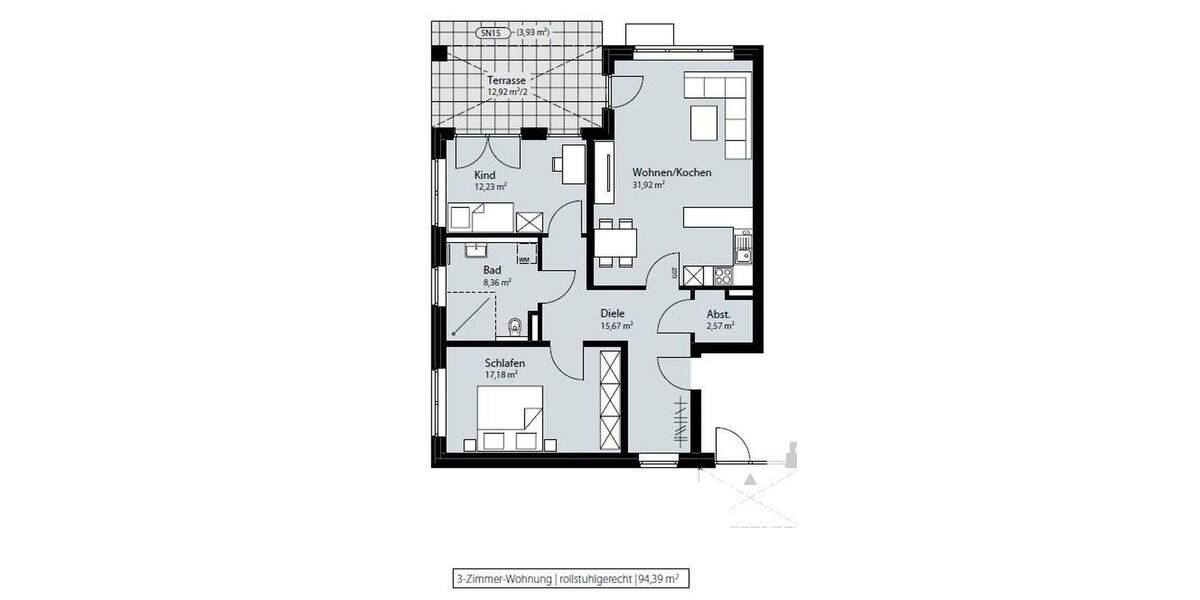 Etagenwohnung Hannover Seelhorst - 3 Zimmer, 94 m&sup2;, 500.000&euro; | Angebot:23966576