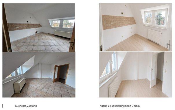 Dachgeschoßwohnung Lauta - 5 Zimmer, 125 m&sup2;, 1.000&euro; | Angebot:26335101