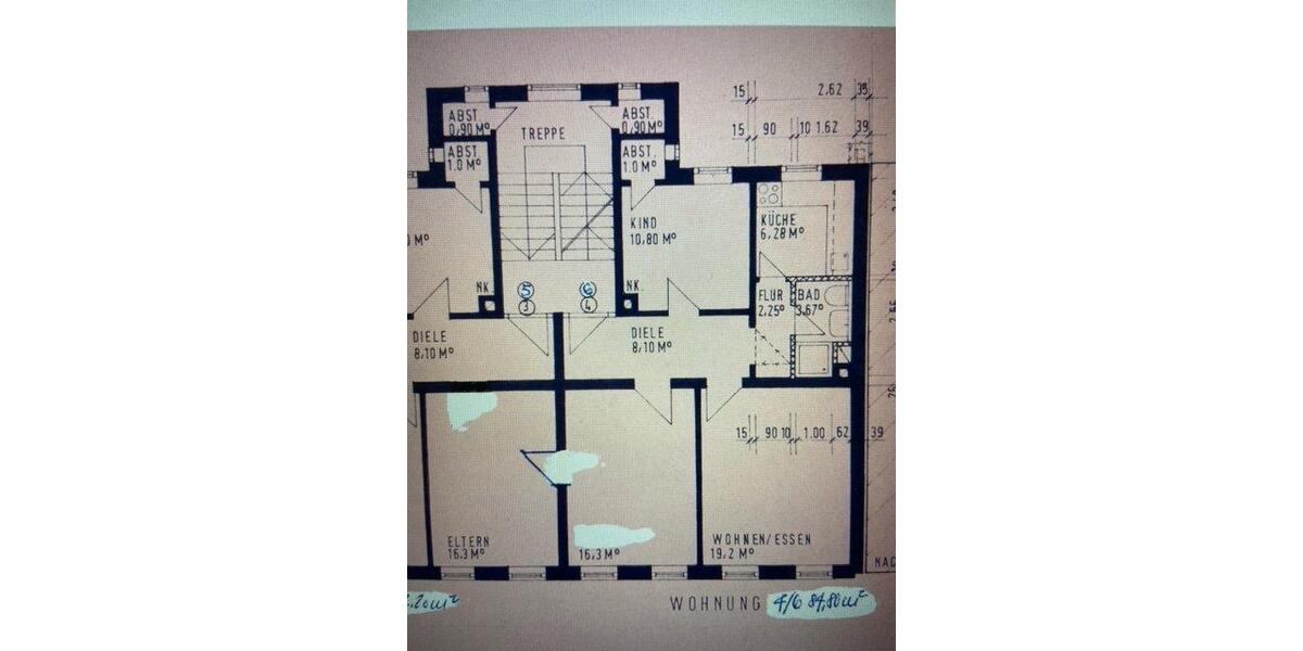 Etagenwohnung Chemnitz Bernsdorf - 4 Zimmer, 85 m&sup2;, 408&euro; | Angebot:26241701