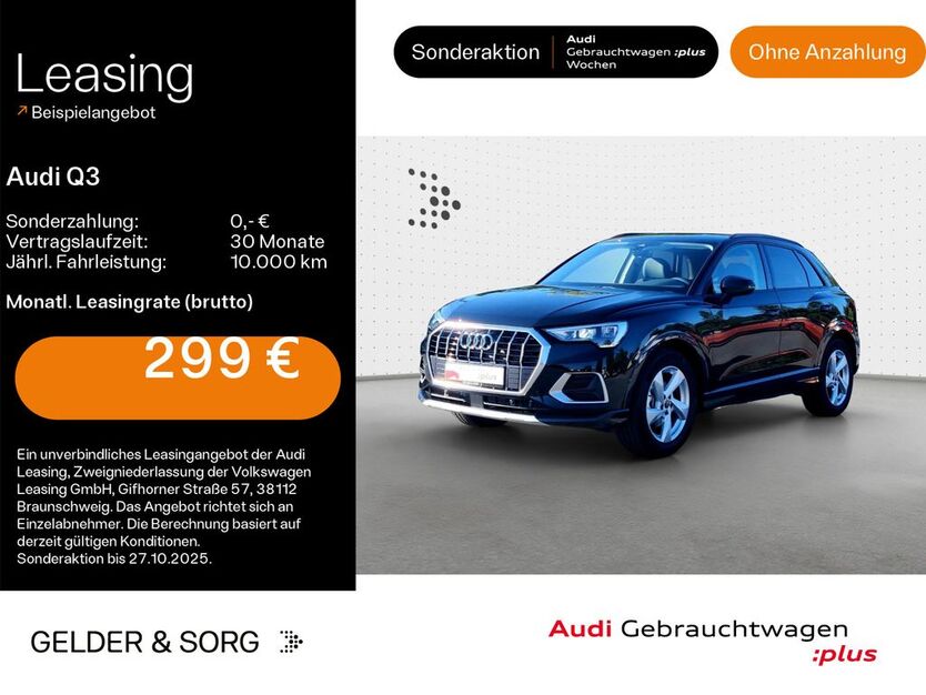 Audi Q3 3.845 km 38.980 € Coburg 96450