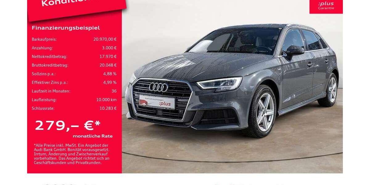 Audi A3 53.721 km 20.970 &euro; Potsdam 14482