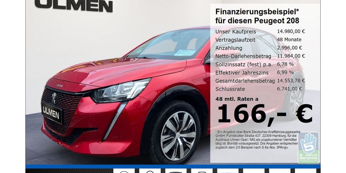 Peugeot 208 45.735 km 16.850 &euro; Düsseldorf 40231
