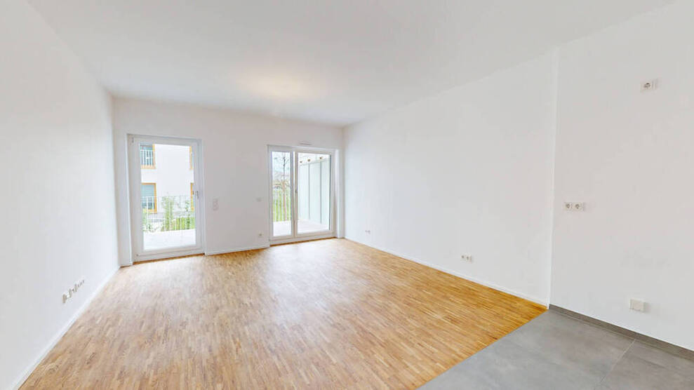 VIDO | 2-Zi.-Erdgeschoßwohnung mit eigener Terrasse - zentral und dennoch im Grünen!