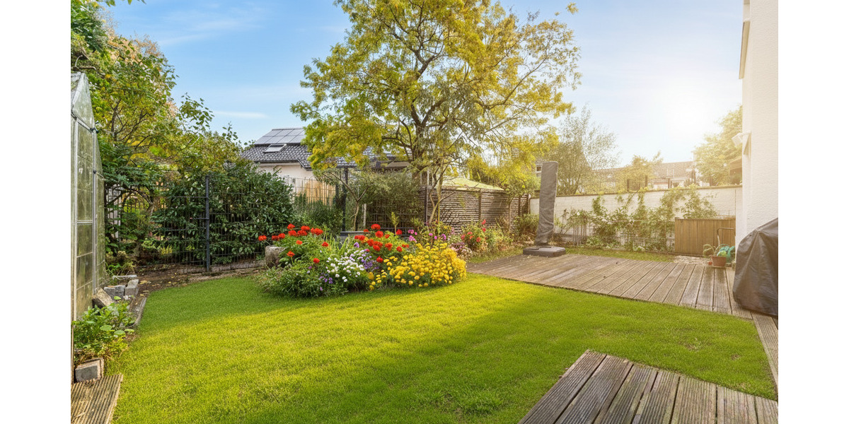 Gehobene Ausstattung und barrierearm: Großzügige 4-Zimmer-Wohnung mit Garten in Bestlage von Refrath 4 zimmer