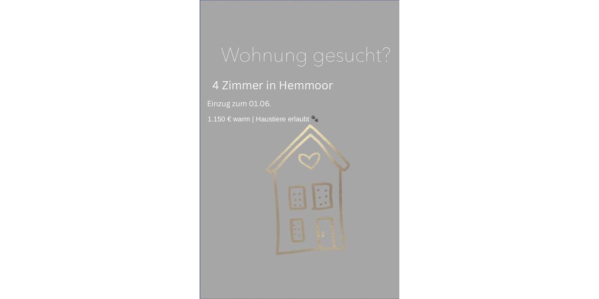 Etagenwohnung Hemmoor - 4 Zimmer, 125 m&sup2;, 1.150&euro; | Angebot:26421284