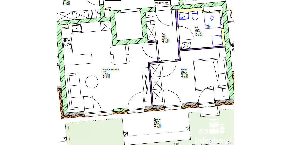 Traumhafte 2 Zimmer Neubauwohnung in Diedorf! 2 zimmer