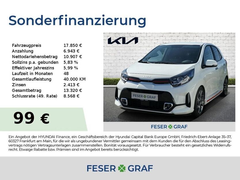 Kia Picanto 10.481 km 17.750 € Roth 91154