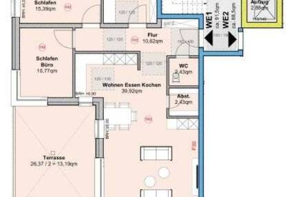 3 - Zi Wohnung im Neubau 6 Parteien Haus in Siedlungshausen (Winterberg) 3 zimmer