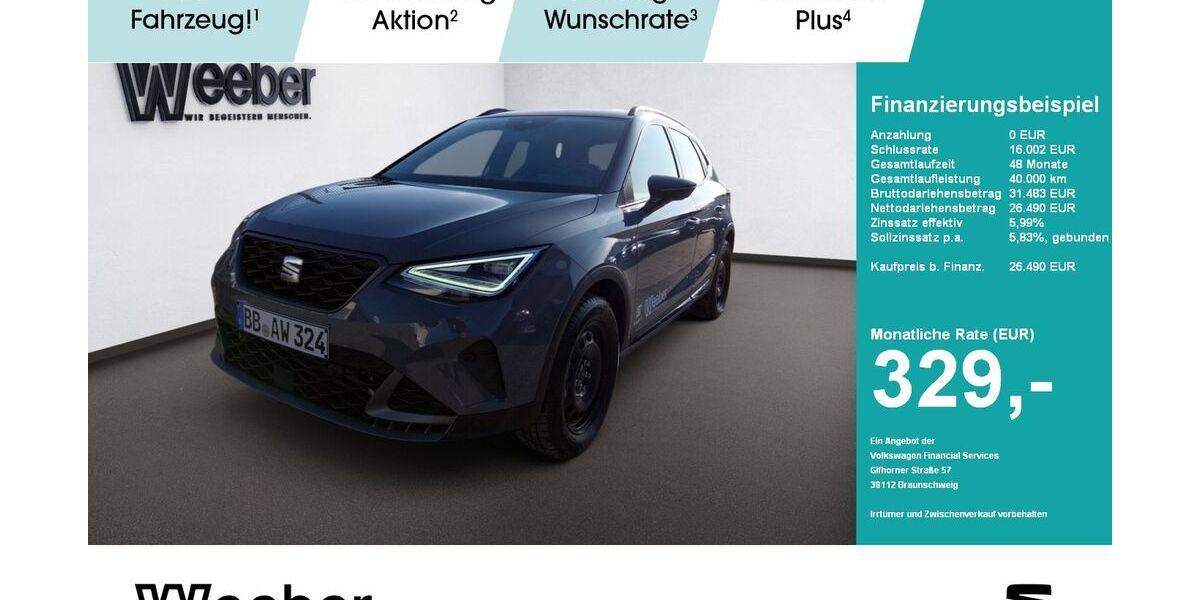 Seat Arona 5.500 km 25.990 &euro; Herrenberg 71083