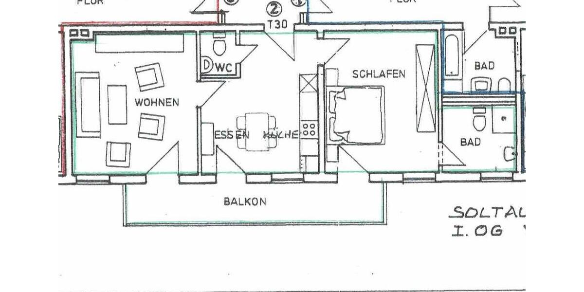 Etagenwohnung Bad Fallingbostel - 2.5 Zimmer, 67 m&sup2;, 918&euro; | Angebot:26248081
