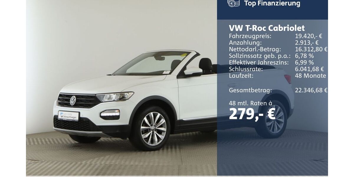 VW T-Roc 50.172 km 19.420 &euro; Wedel 22880