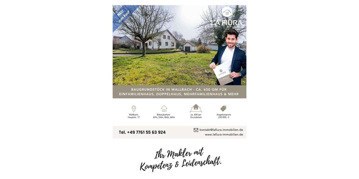 Grundstück Wallbach Wallbach (Baden) - 235.000&euro; | Angebot:27271864