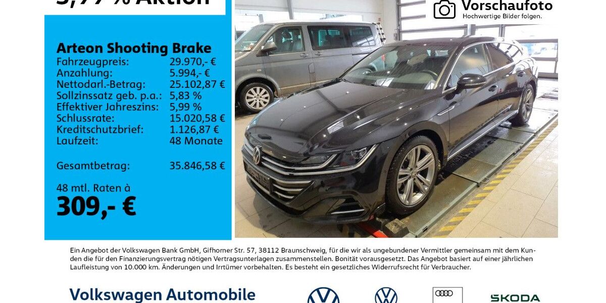 VW Arteon 57.176 km 29.970 &euro; Leipzig 04277