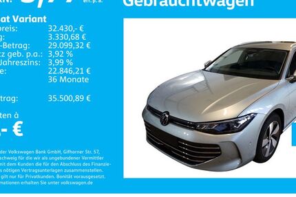 VW Passat Variant 12.188 km 32.430 € Stuttgart-Wangen 70188