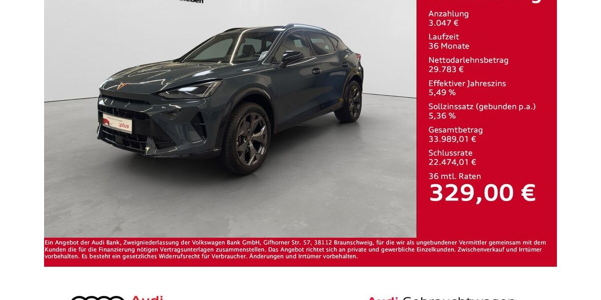 Cupra Formentor 29.276 km 32.830 &euro; Giessen 35394