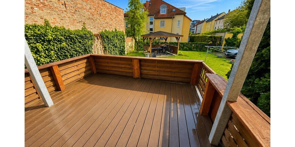HORN IMMOBILIEN++ Neubrandenburg, charmante 3-Raum ETW im EG mit großer Terrasse, EBK und großem Bad - Erdgeschoßwohnung Neubrandenburg | Angebot:26780002