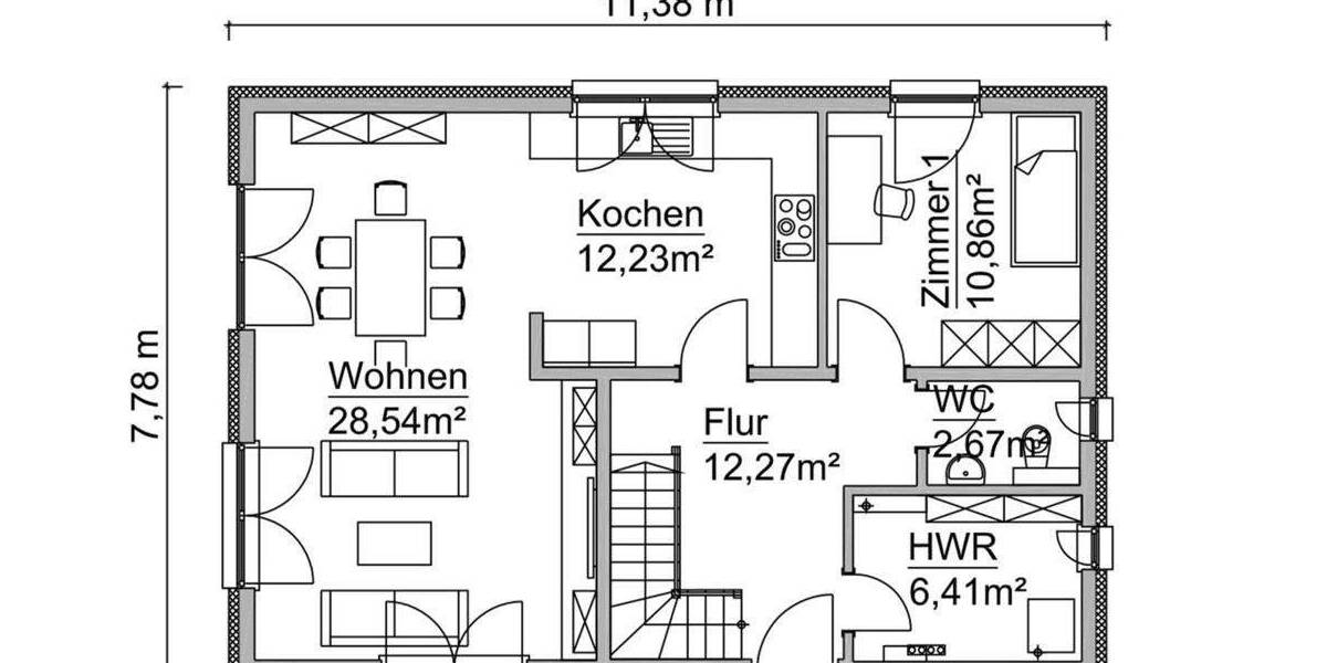Einfamilienhaus Hermsdorf - 5 Zimmer, 141 m&sup2;, 495.720&euro; | Angebot:24041473
