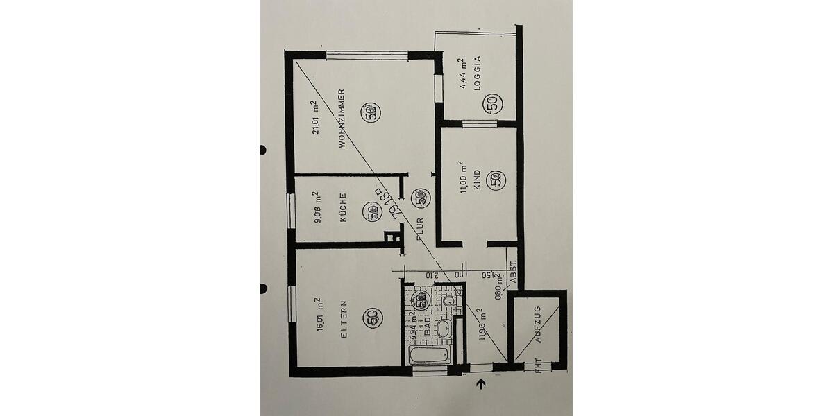 Etagenwohnung Oberndorf am Neckar - 3 Zimmer, 79 m&sup2;, 159.000&euro; | Angebot:26355009
