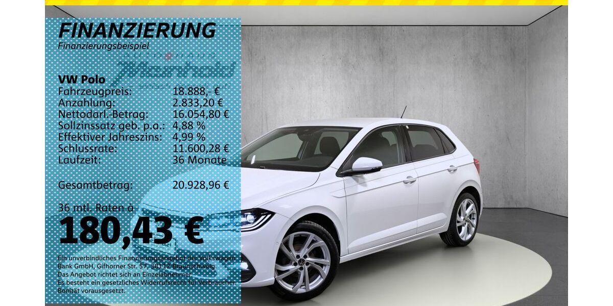 VW Polo 15.100 km 18.888 &euro; Auerbach/Rebesgrün 08209