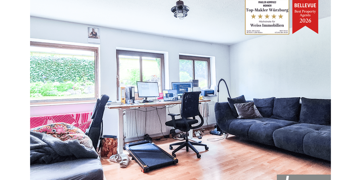 Etagenwohnung Würzburg Sanderau - 1 Zimmer, 37 m&sup2;, 110.000&euro; | Angebot:26375948