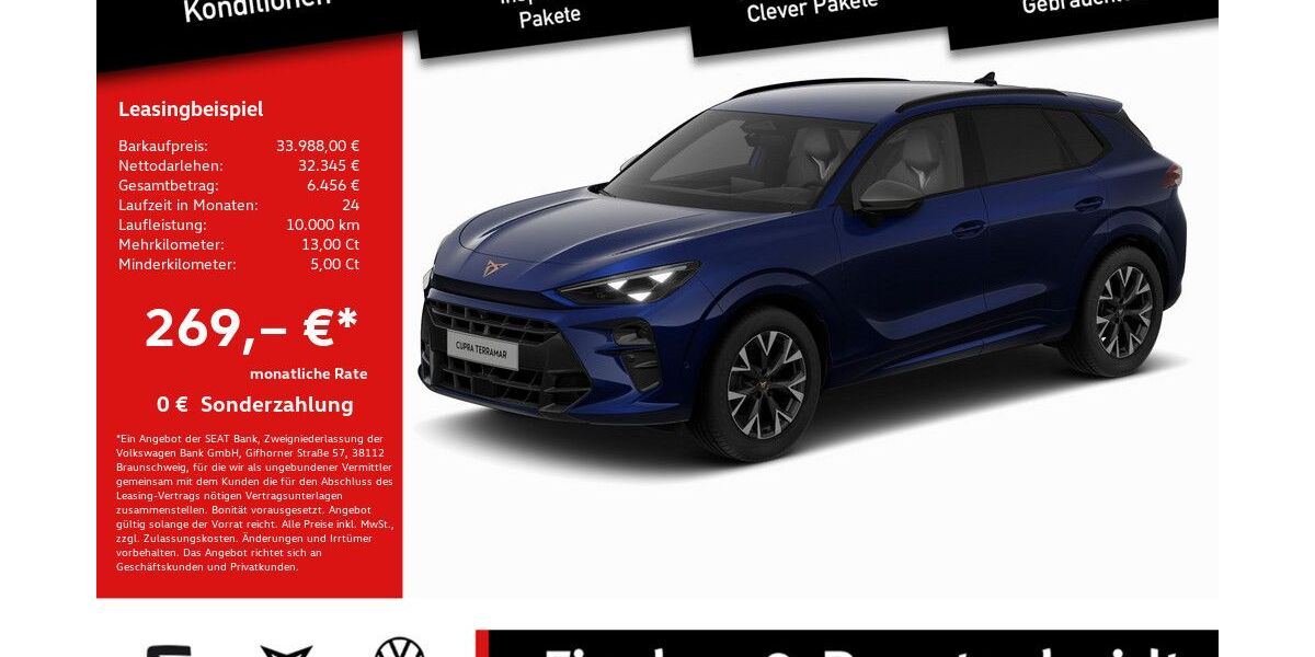 Cupra Terramar 14.305 km 33.988 &euro; Lohmar 53797