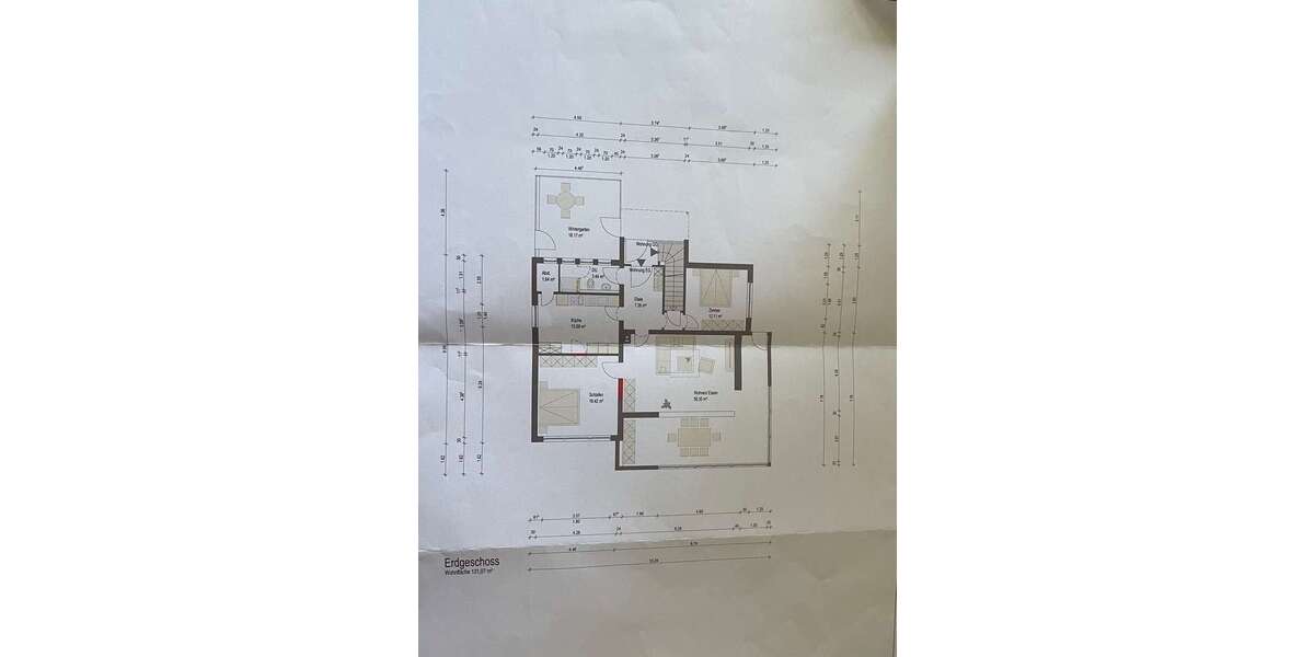Etagenwohnung Cochem - 3 Zimmer, 121 m&sup2;, 975&euro; | Angebot:26834700