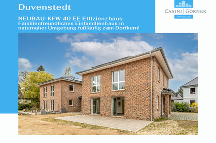 NEUBAU-ERSTBEZUG - Video-Besichtigung vorab KFW 40 EE Effizienzhaus fußläufig zum Dorfkern u.v.m.!