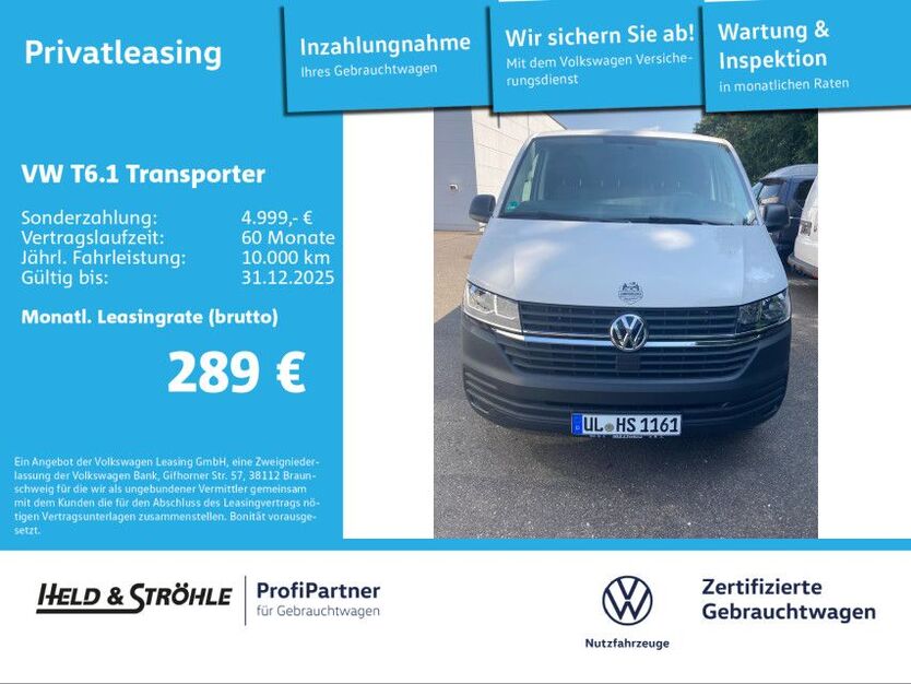 VW T6 Transporter 5.001 km 33.950 € Ulm 89079