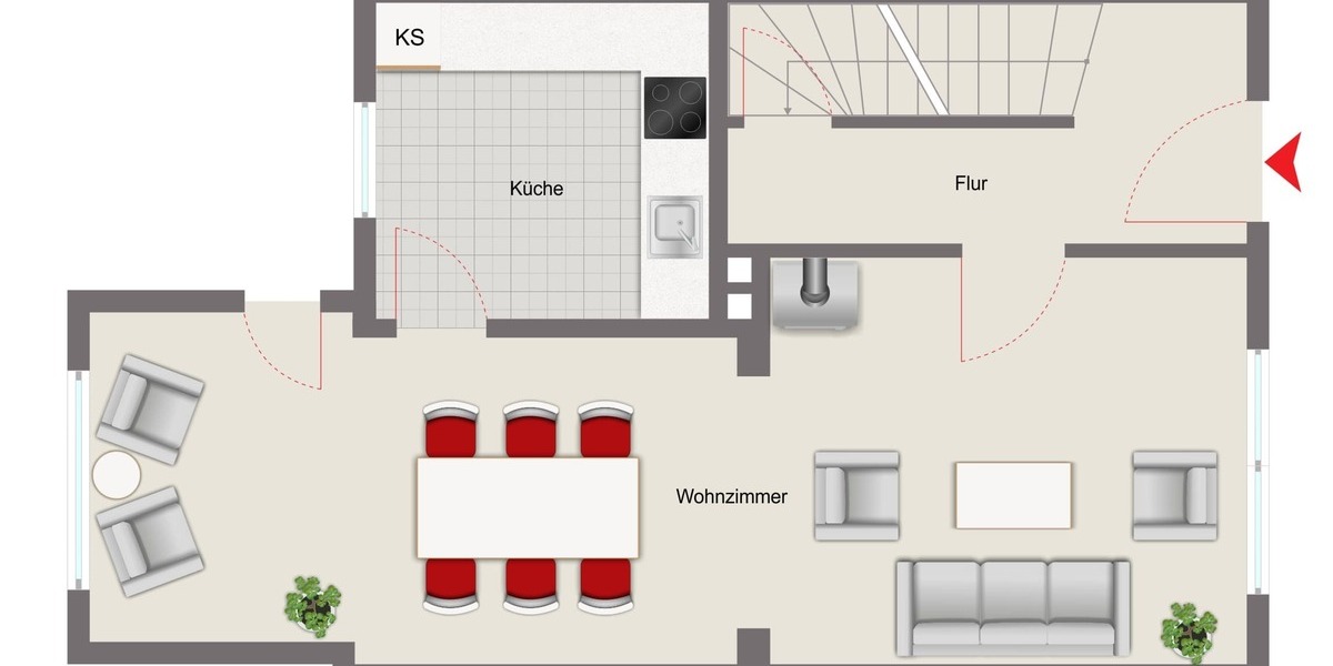RMH mit Garten in ruhiger Lage - Reihenmittelhaus Hildesheim Himmelsthür | Angebot:26905651