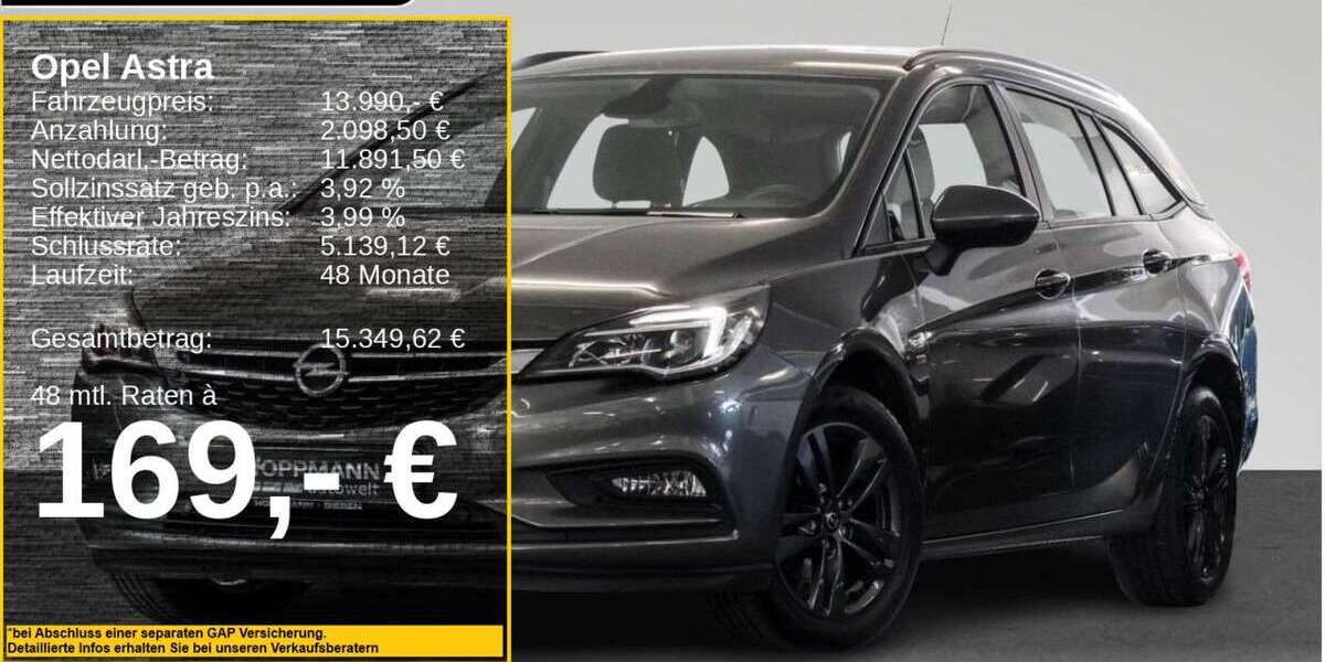 Opel Astra 85.969 km 13.990 &euro; Siegen 57072