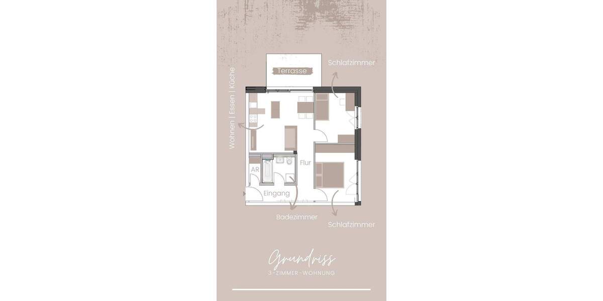 Etagenwohnung Bamberg Bamberg-Ost - 3 Zimmer, 66 m&sup2;, 1.012&euro; | Angebot:25729644