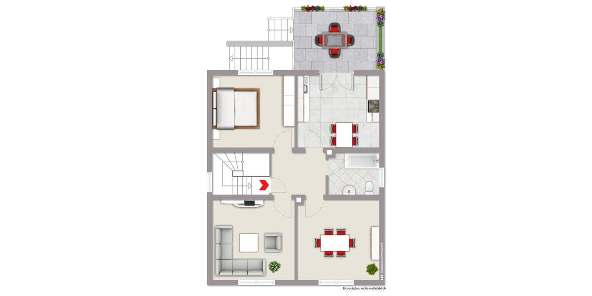 Etagenwohnung Seligenstadt - 3 Zimmer, 75 m&sup2;, 1.050&euro; | Angebot:26224059