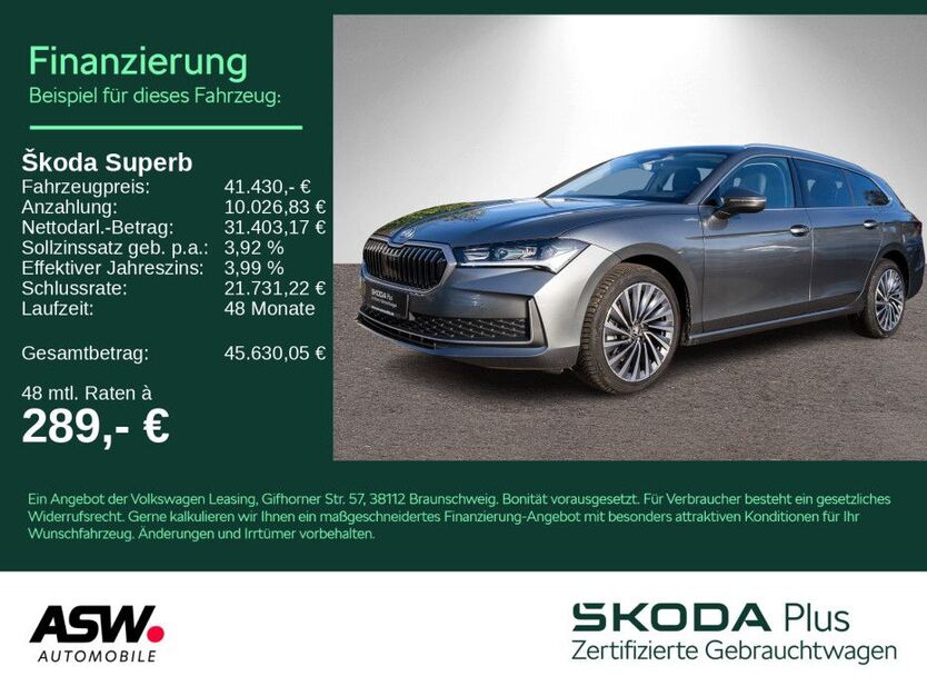 Skoda Superb 18.500 km 41.430 € Heilbronn 74076