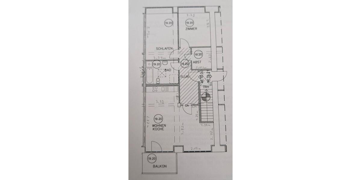 Etagenwohnung Oldenburg Bürgeresch - 3 Zimmer, 89 m&sup2;, 998&euro; | Angebot:26412745