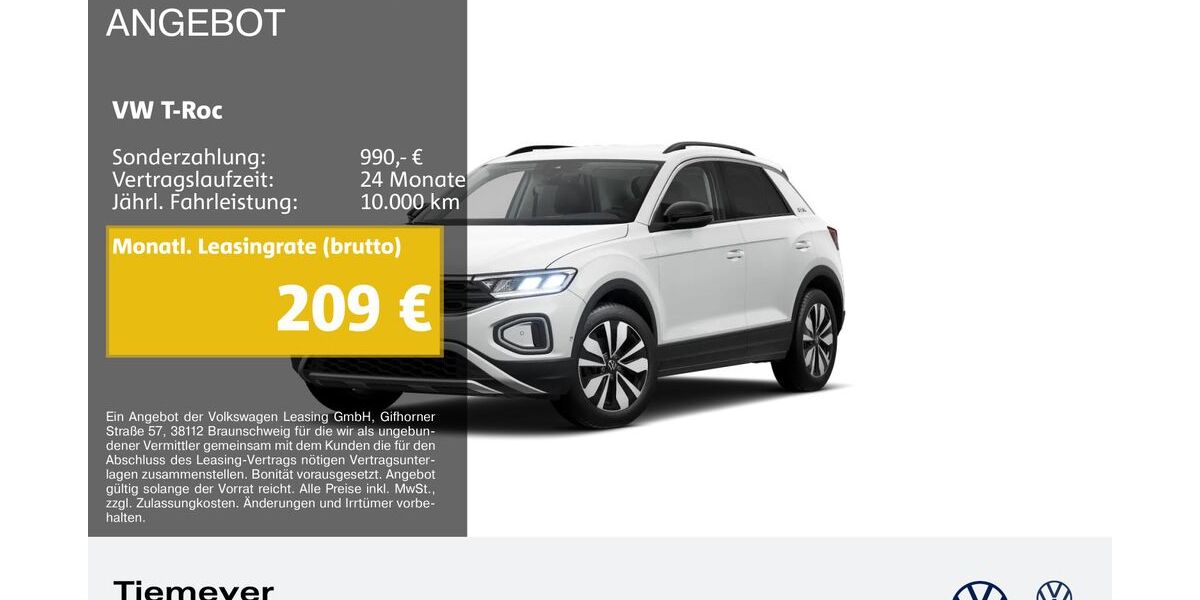VW T-Roc 21.486 km 22.080 &euro; Plettenberg 58840