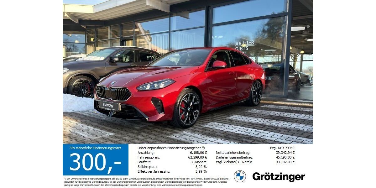 BMW 2er Gran Coupé 18.000 km 43.349 &euro; Öhringen 74613