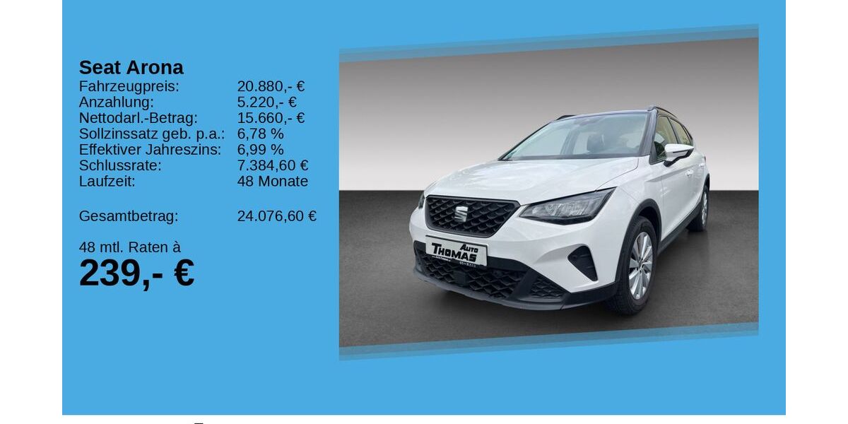 Seat Arona 17.684 km 20.880 &euro; Hennef 53773