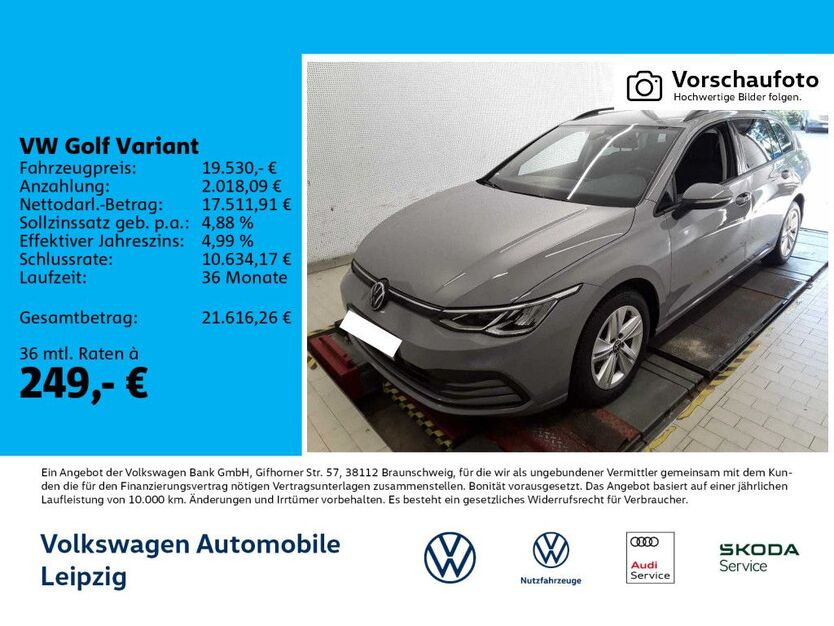 VW Golf 52.982 km 19.530 € Leipzig 04277