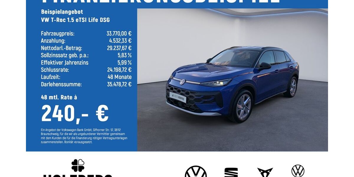 VW T-Roc 3.500 km 32.840 &euro; Braunschweig 38114