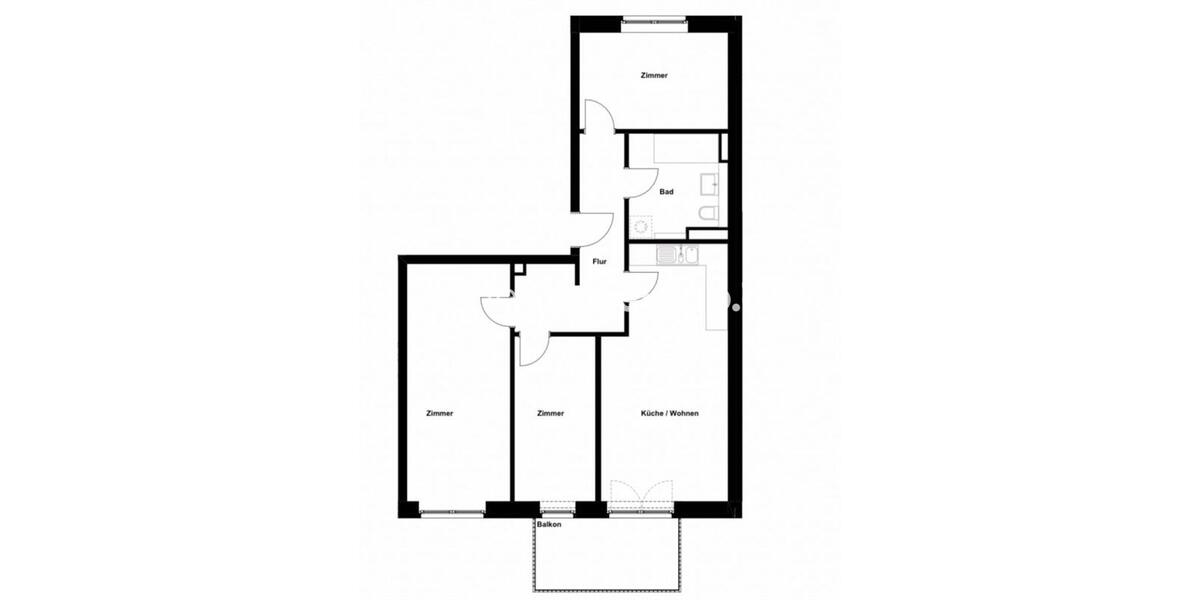 Etagenwohnung Hamburg Rothenburgsort - 4 Zimmer, 80 m&sup2;, 1.400&euro; | Angebot:26341550