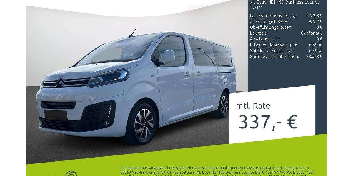 Citroen Spacetourer 59.993 km 33.399 &euro; Borken 46325