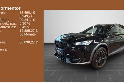 Cupra Formentor 22.331 km 32.490 &euro; Kaiserslautern 67657