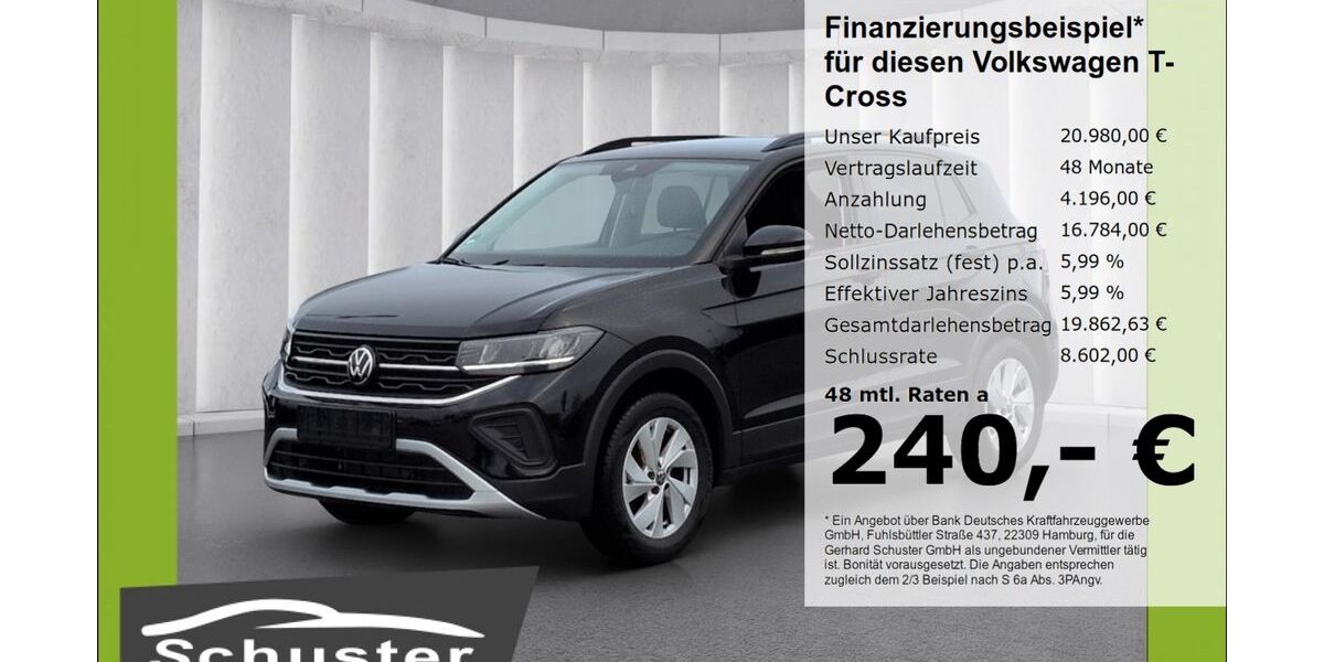 VW T-Cross 3.201 km 20.480 &euro; Ruhstorf 94099