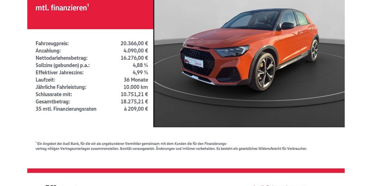 Audi A1 51.931 km 20.366 &euro; Mühlhausen/Thüringen 99974