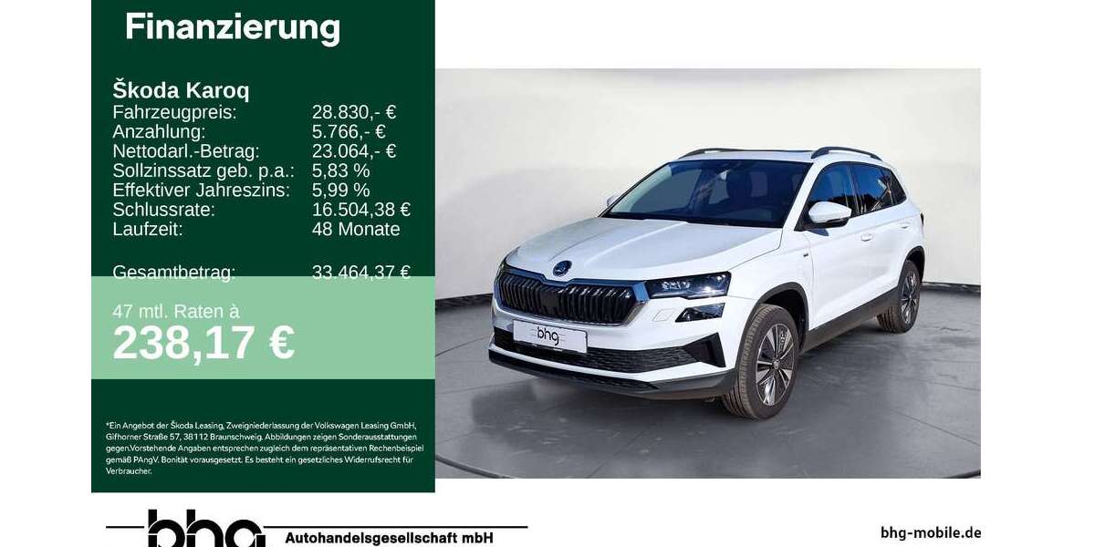 Skoda Karoq 34.510 km 28.830 &euro; Albstadt 72458