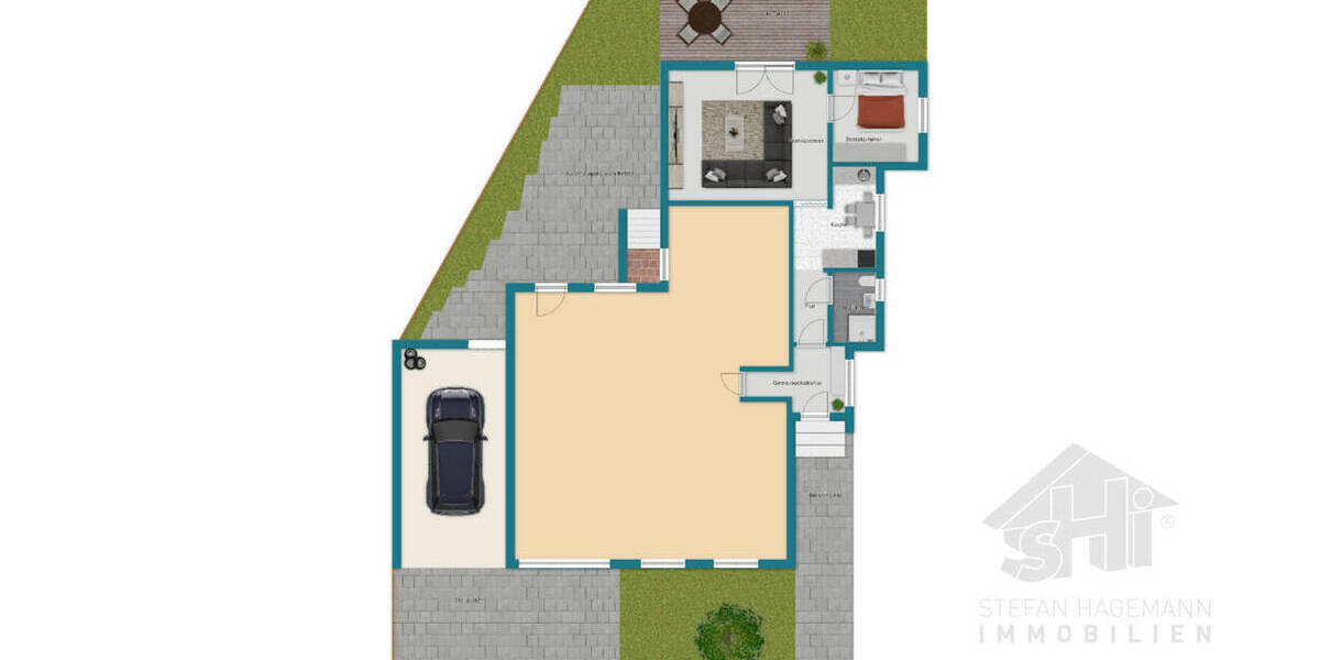 Etagenwohnung Norderstedt Garstedt - 2 Zimmer, 43 m&sup2;, 149.000&euro; | Angebot:26512728