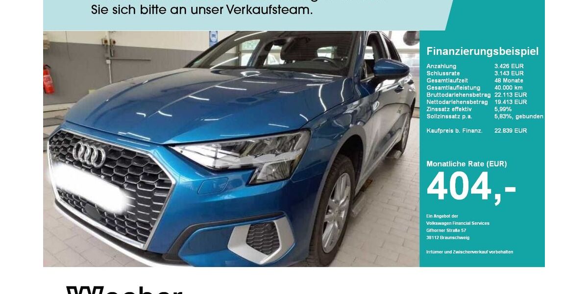 Audi A3 64.175 km 22.539 &euro; Herrenberg 71083